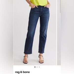 Rag & Bone Dark Blue Ankle Jeans